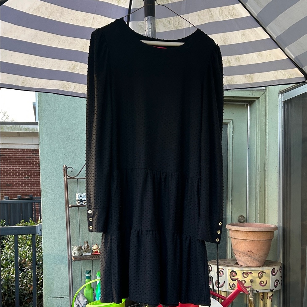Lilly Pulitzer Black Long Sleeve Dress